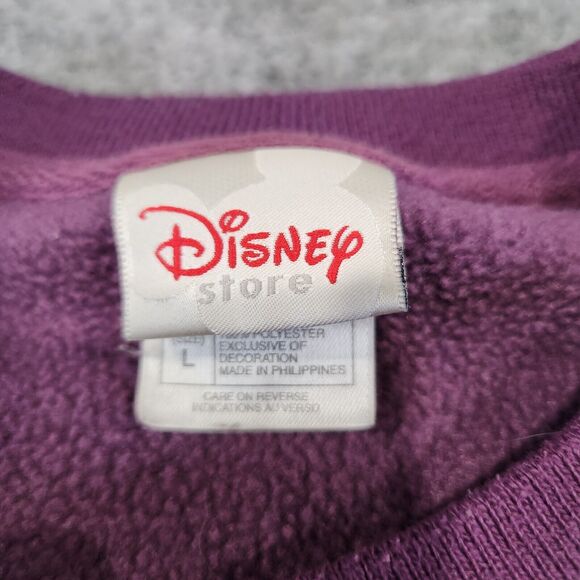 VTG Y2K Disney Store Eeyore Womens L Large Winnie The Pooh Fleece Sweatshirt - Picture 7 of 12